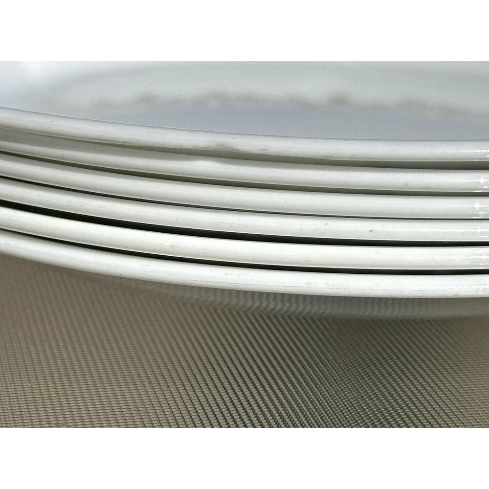Set of 6 CORELLE by Corning SPRING BLOSSOM GREEN CRAZY DAISY 6 3/4” Bread Plates